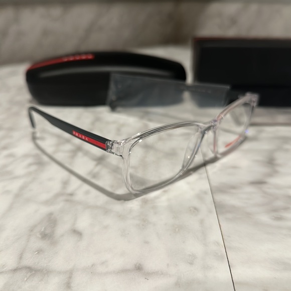 Prada Clear Glasses 50% OFF XMAS Made in Italy